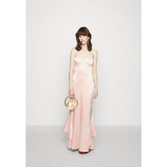 Alice + Olivia Phaedra Draped-Panel Strapless Bustier Gown - Picture 2 of 11